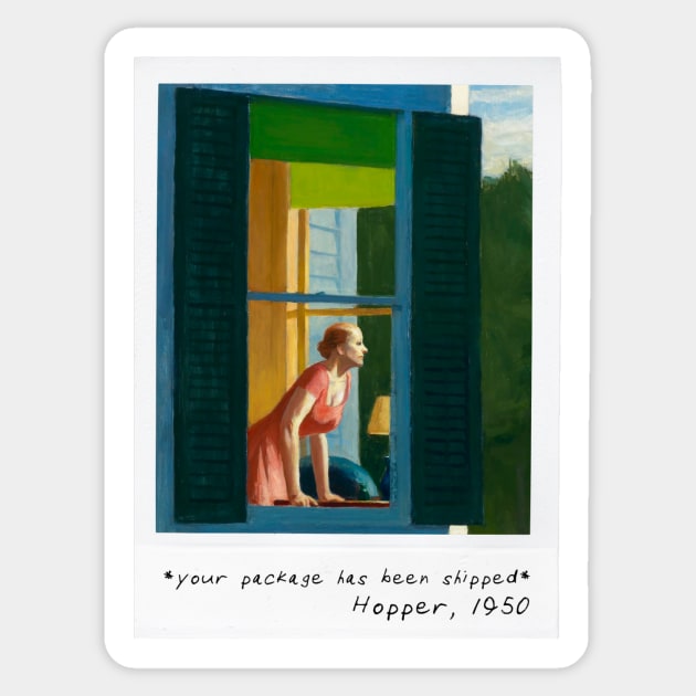 edward hopper - order meme Sticker by pripple